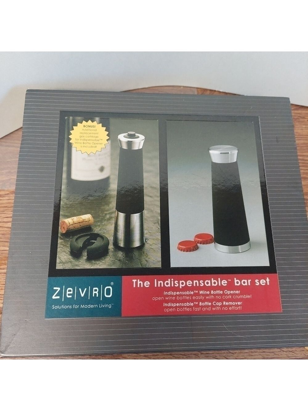 Zevro Wine Bottle Opener Bar Set